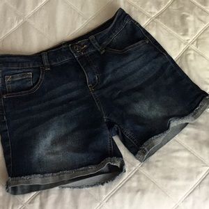 Justice denim shorts!